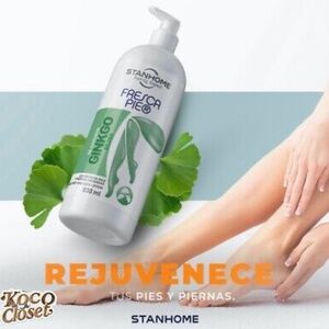 STANHOME FRESCA PIE GINKGO BILOBA FEET AND LEGS LOTION. GINKGO BILOBA PARA PIES
